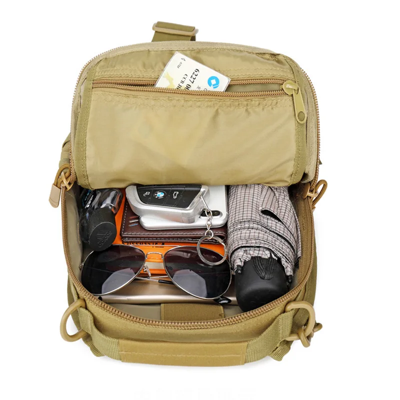 Военный Тактический Рюкзак слинг 800D камуфляжная сумка на плечо для кемпинга