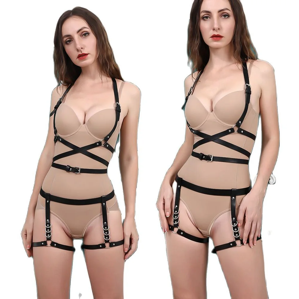 Комплект из 2 предметов женские ремни для тела секс БДСМ подвязки панк