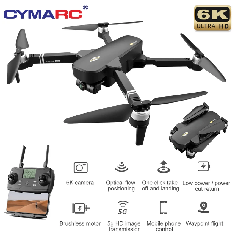 Cymark 8811 Pro GPS Дрон 6K HD 2 Axis Gimbal камера 5G Wifi FPV Бесщеточный Квадрокоптер км Расстояние