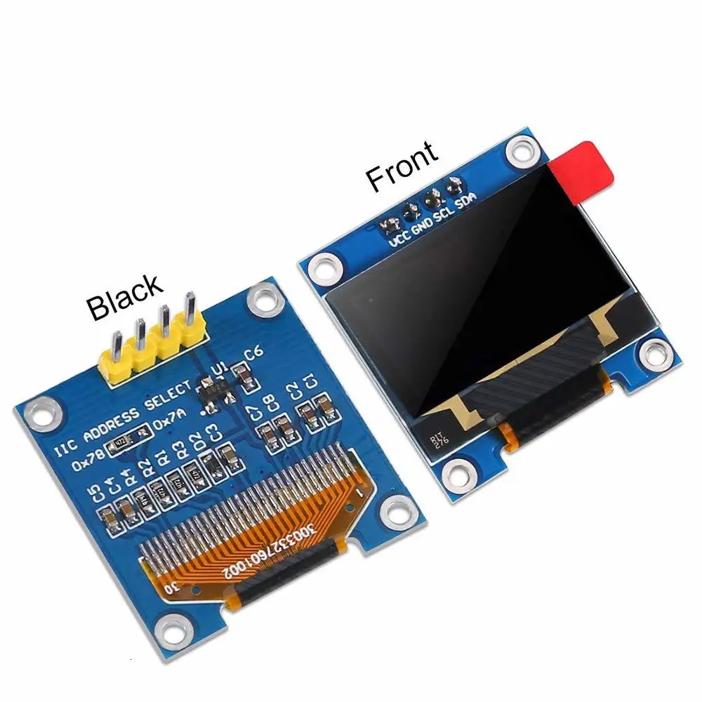 0 96 дюйма I2c IIC Serial 12864 128X64 O светодиодный Yellow Blue LCD Led Display модуль для Arduino Raspberry PI |