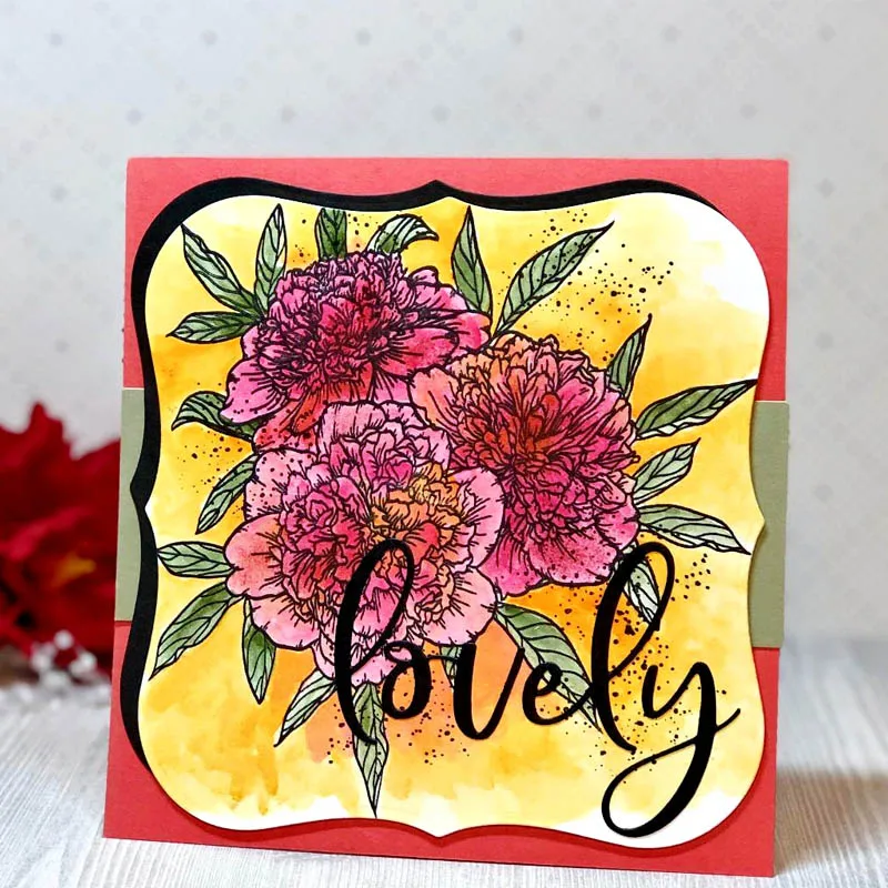 Слова прекрасные металлические режущие штампы для скрапбукинга и бумажных