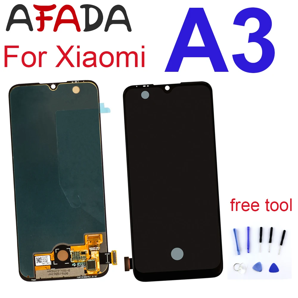 OLED Tested LCD Display For Xiaomi Mi A3 LCD Display Touch Screen  Digitizer Assembly Replacement For Mi A3 LCD Display