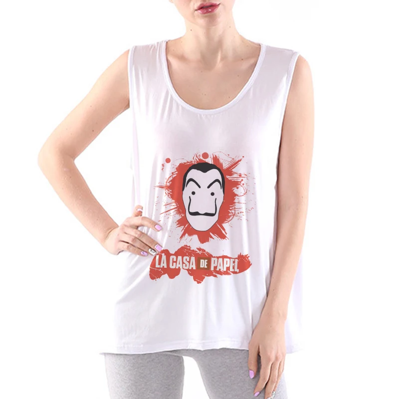 Модная забавная футболка в стиле Харадзюку безрукавка большого размера майка