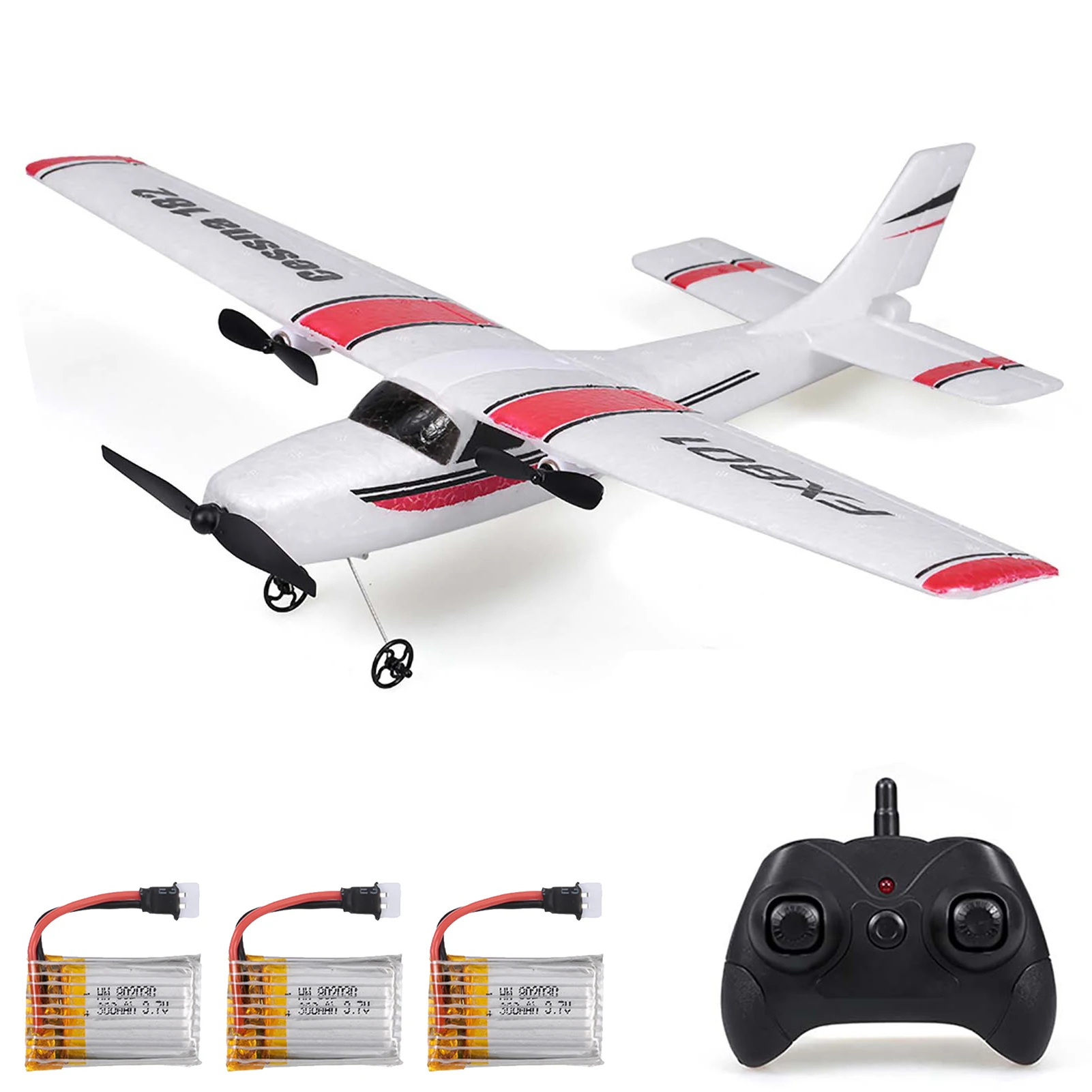 Оригинальный радиоуправляемый самолет FX801 Cessna 182 2 4 ГГц 2CH Радиоуправляемый
