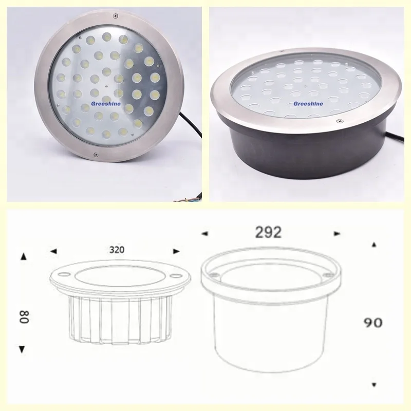 

36W Underground Spot Led Light IP67 Outdoor Illuminated lamp RGB 24V RGBW
