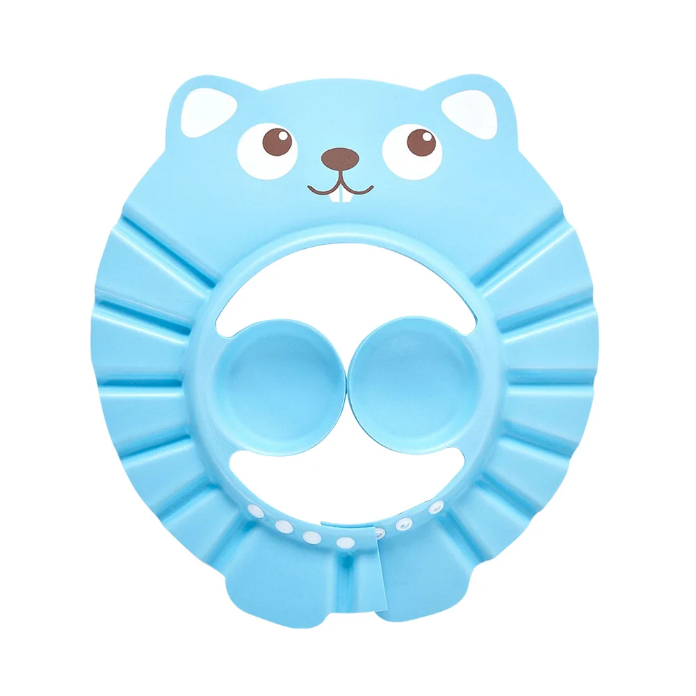 

3pcs Boys Girls Foldable Kids Baby Shower Cap Home Multifunction Hat Shampoo Travel Portable Ear Protection Children For Bath