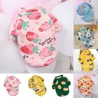 Симпатичная одежда для домашних животных с мультяшным принтом для маленьких собак и кошек плюс бархатная одежда для чихуахуа толстовки для щенков и кошек зимняя модель 2021