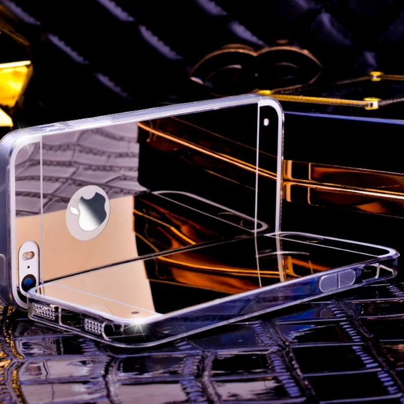Чехол с зеркальным эффектом для iphone 11 Pro XS MAX XR X 10 7 8 6 6S Plus 5 5s SE роскошный мягкий