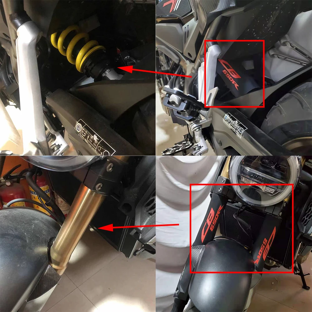 Передняя защита вилки Подходит для Honda CB650 R CB 650R CB650R 2020 мотоциклетный ЗАДНИЙ