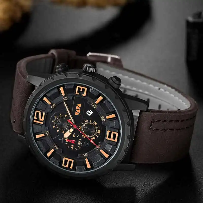 Деловые Спортивные Повседневные часы для мужчин Роскошные военные мужские