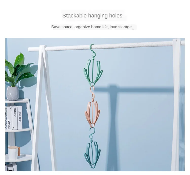 Высококачественный пластиковый двойной крючок креативная Многофункциональная