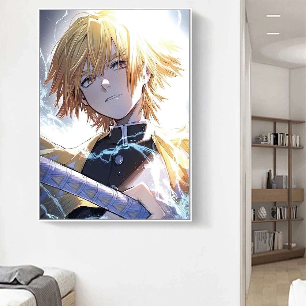 

Canvas Painting Demon Slayer Kimetsu No Yaiba Home Decor Wall Art Picture Prints Modular Japan Anime Modern Poster Living Room