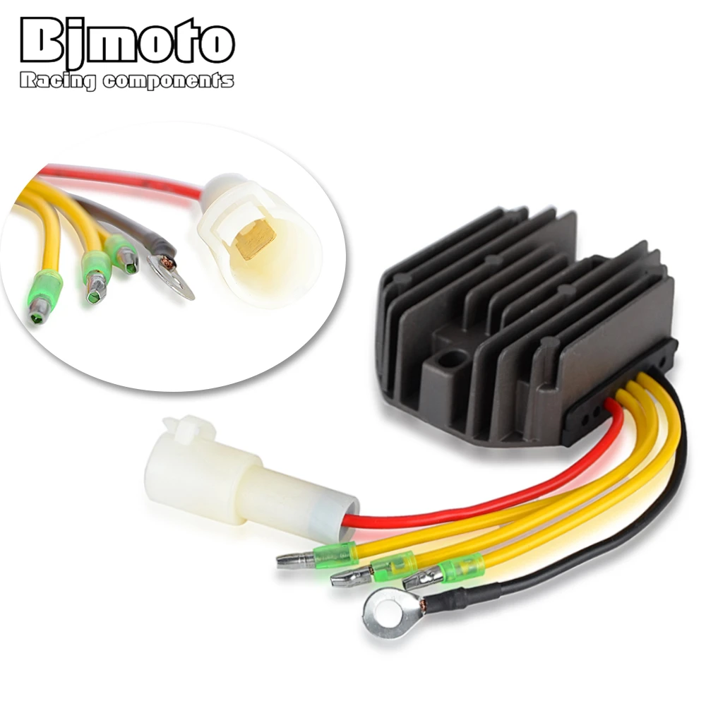

BJMOTO Motorcycle Voltage Regulator Rectifier For Tohatsu MFS30A MFS25A 2002-2005 MD40B 2003-2011 MD40B2 2010-2014 MD50B 02-11