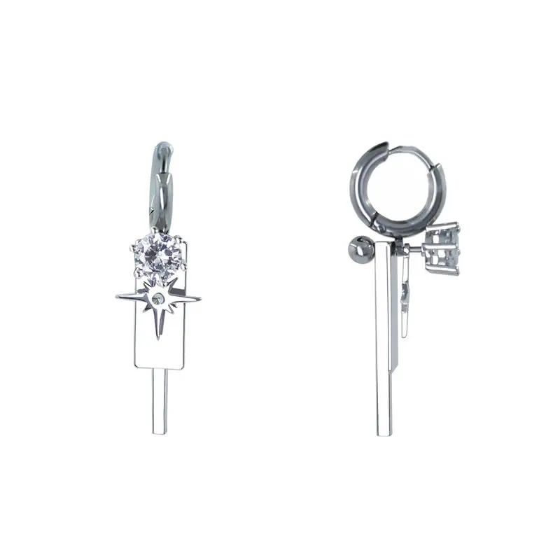 

Designer Tide Man Star Zircon Earring