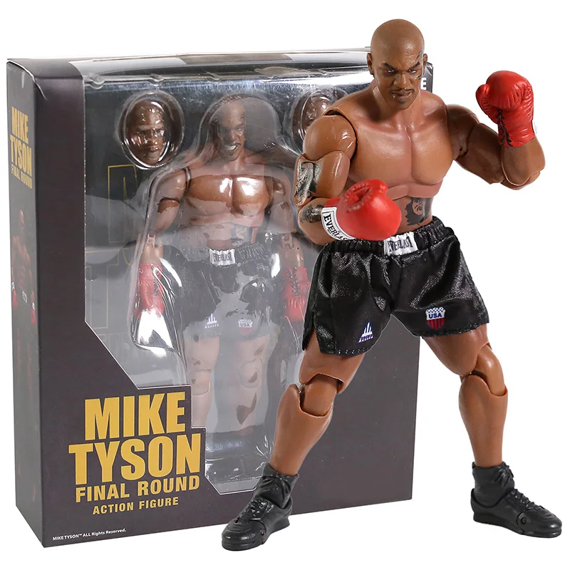 B box Чемпион по боксу Mike Tyson Final Round Storm коллекционные игрушки из ПВХ - Цвет: B box