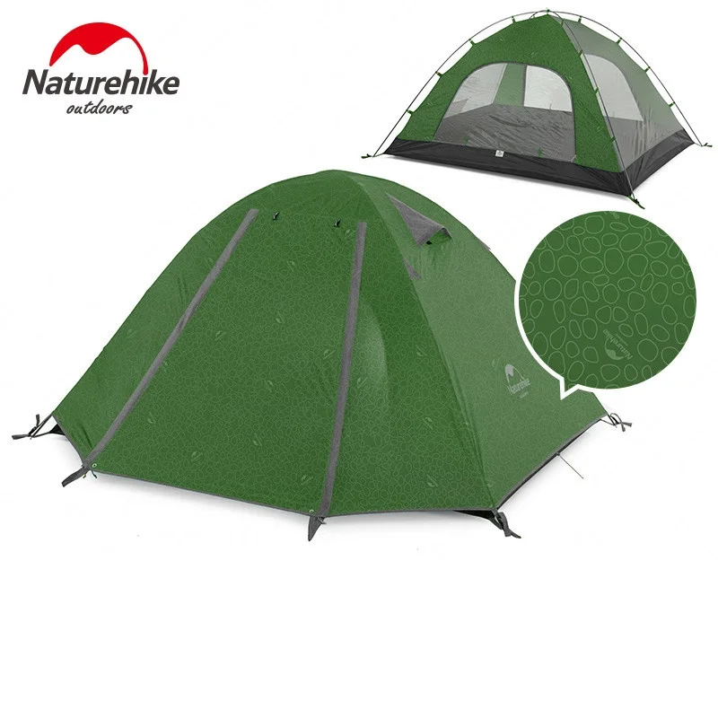 Палатка Naturehike P Series туристическая Ультралегкая для 2 3 4 человек UPF50 + семейная