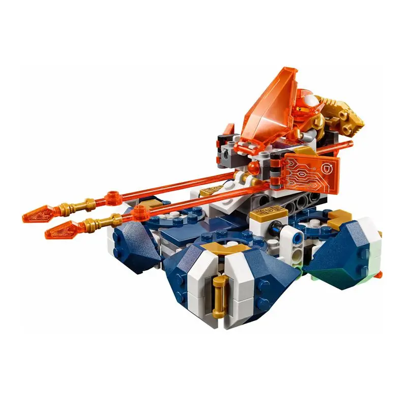 Новый nexu knight Lance's Hover Jouster строительные блоки кирпичи совместимые 72001 nexoe Lepining