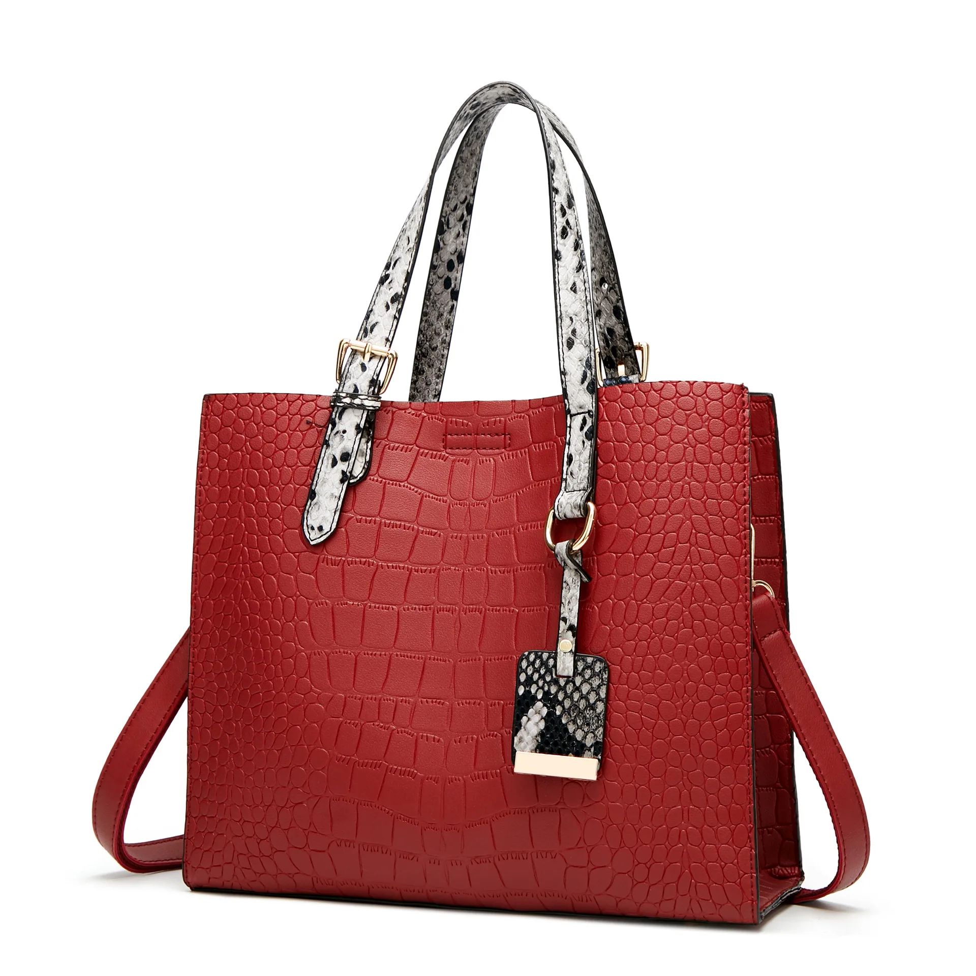 

Fashion Snake Pattern Ladies Handbags 2021 Luxury Designer Women Shoulder Bags Large Capacity Female Messenger Bag Bit Totes