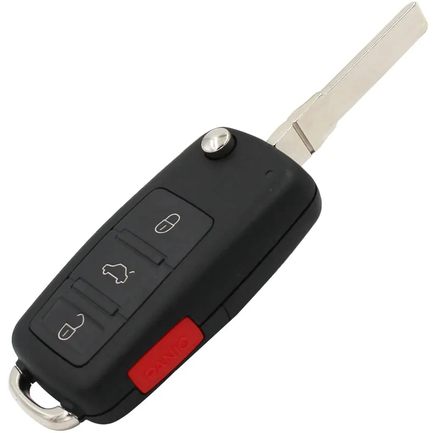 3 + 1/4 кнопки 315 МГц 433 ID46 чип складной дистанционный ключ для Volkswagen forTouareg 2002 2003 2004 2005