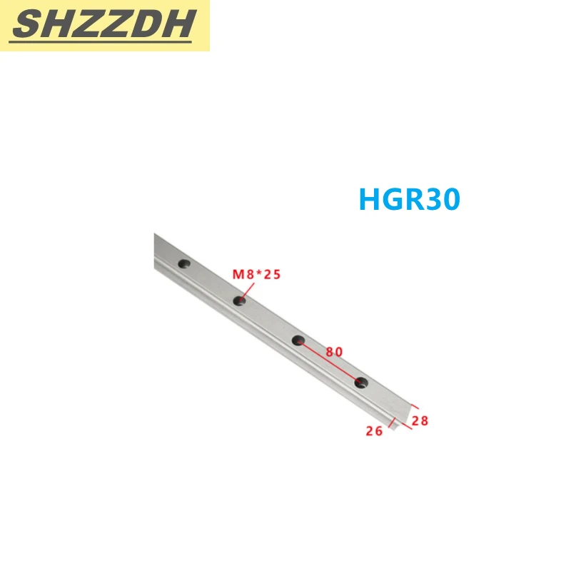 High Quality 1pc HGR30 Length 900mm 950mm Square Linear Guide for HGH30CA/Flange HGW30CC CNC Engraving Machine | Обустройство дома