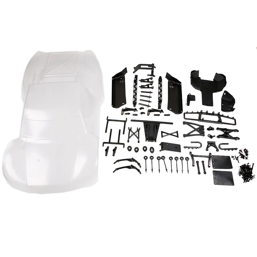Transparent assembly Корпус или конверсионные комплекты для 1/5 RC HPI BAJA Rovan KM 5SC - Цвет: Transparent assembly