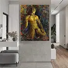 Классический голый человек, искусство на стену для геев, эротические картины для мальчиков, картины на холсте, художественные принты для гостиной, домашний декор