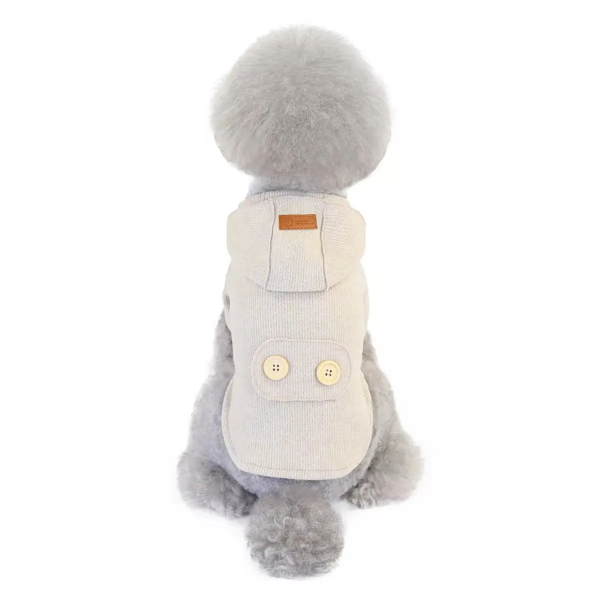 Одежда для собак Осень-зима новая Корейская версия шерстяное пальто Тедди одежда