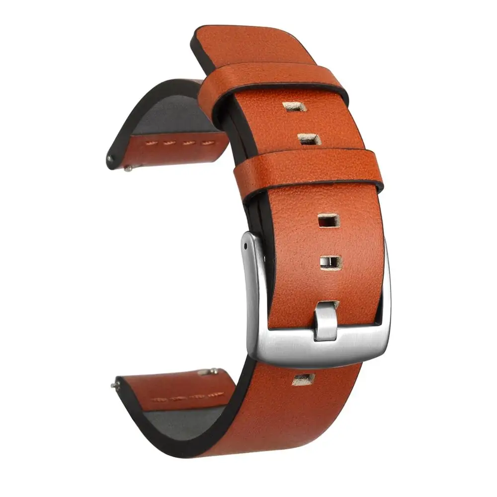 

Watchband Samsung GearS3 S2 universal genuine leather cowhide strap 24mm 22mm 20mm
