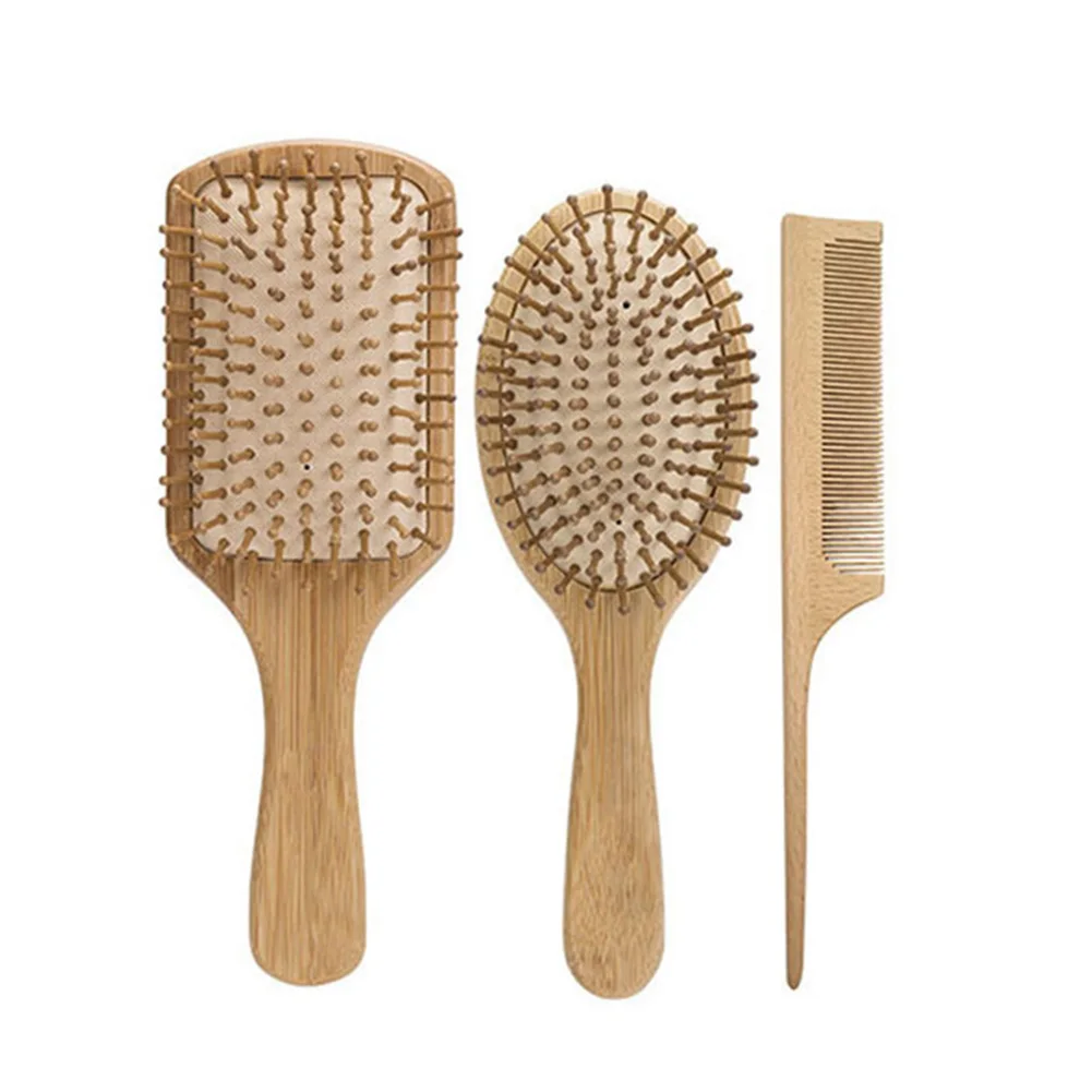 

6pcs Non-skid Handle Wide Tooth Comb Scalp Massage Comb Brush Hair Care Tools Pro Salon Hair Care Styling Tool