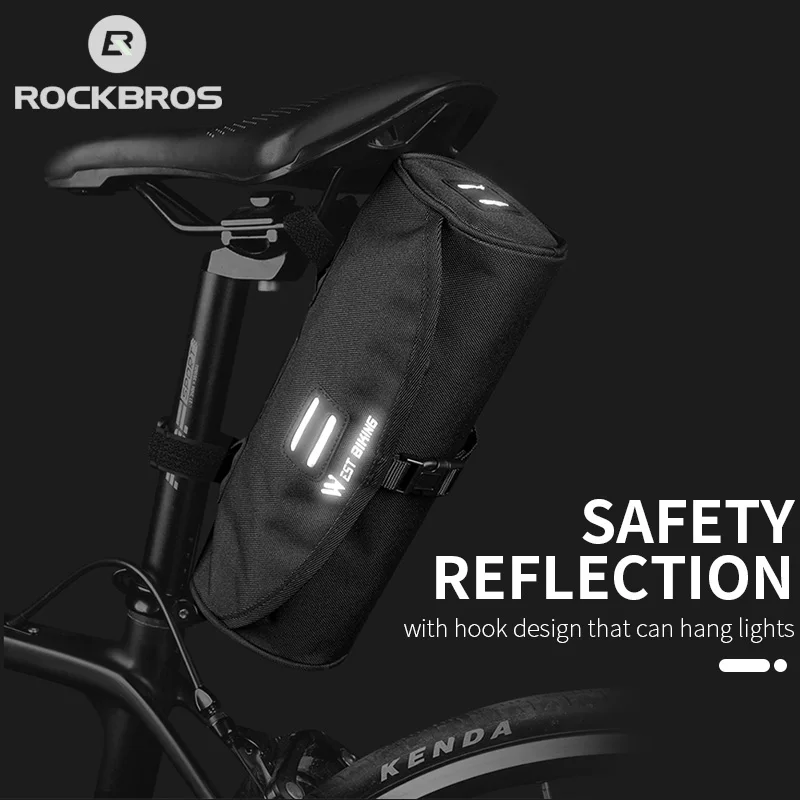 

WEST BIKING Multifunctional Bike Bag Scooter Electric Folding Bicycle Handlebar Bag Rainproof Frame Saddle Cycling Accessories