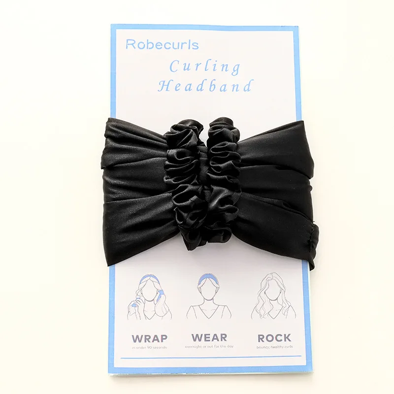 Гибкая Плойка для завивки волос плойка без тепла ленивого сна повязка на голову