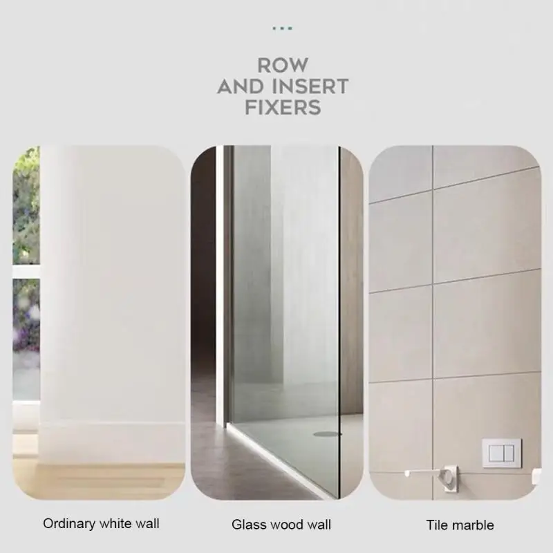 

Row-and-Plug Fixer Easy To Use Waterproof Wall Sticker Plug-in Wall Plug-in Board Router Storage No Trace Free Punching Rack