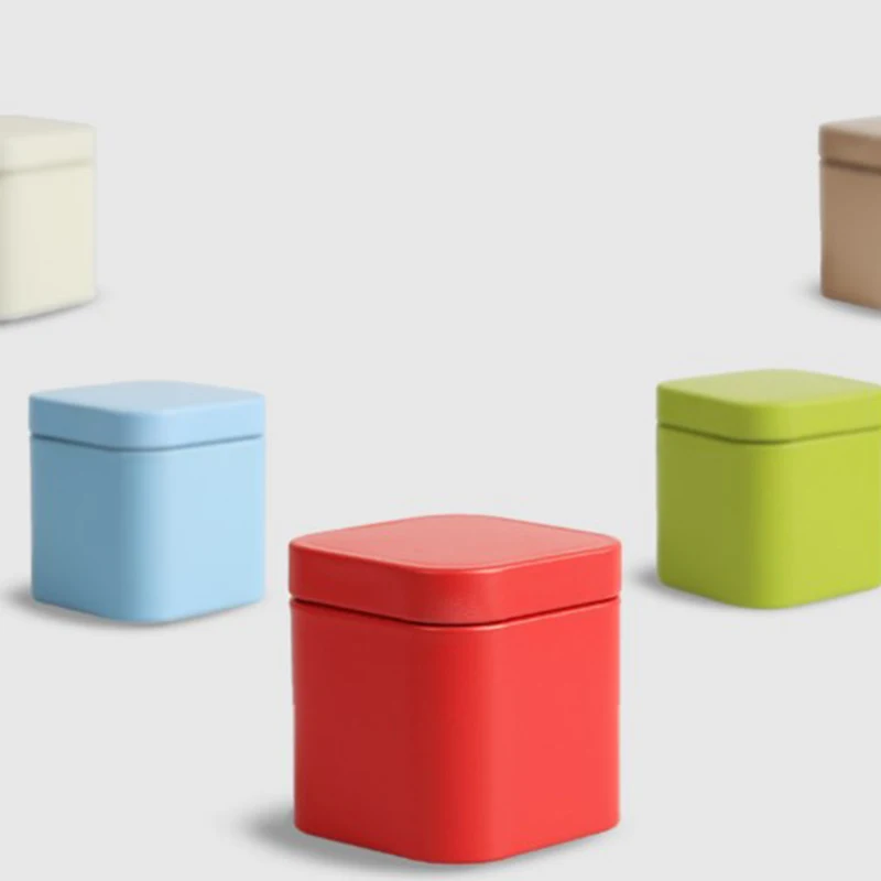 1 шт. портативная цветочная упаковка для чая герметичные банки металлическая