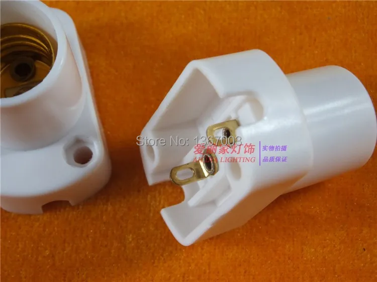 3 шт. 30 E14 розетка белая прямоугольная раковина держатель лампы для Светодиодный
