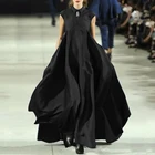 VONDA элегантное вечернее длинное платье макси винтажное платье с отложным воротником повседневное женское платье 2022 повседневные женские платья