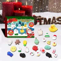 24pcs christmas countdown calendar toy 2021 christmas advent calendar decompression squeezing toy for children adult xmas gifts
