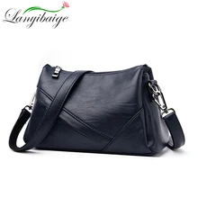 New Luxury Handbag Ladies Famous Brand Pu Leather Ladies Shoulder Pack 2021 Hot Sale Oil Leather Large Capacity Messenger Bag