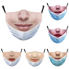 Маска женская дышащая, для вечерние, косплей на Хеллоуин