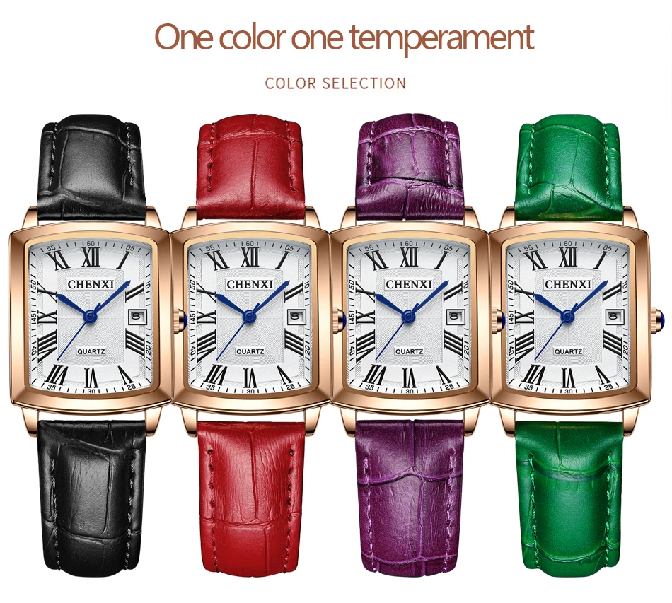 

New Top Luxury Brand for Women Watch Casual Leather Strap Ladies Quartz Wristwatch Waterproof Bracelet Watches Relogio Feminino