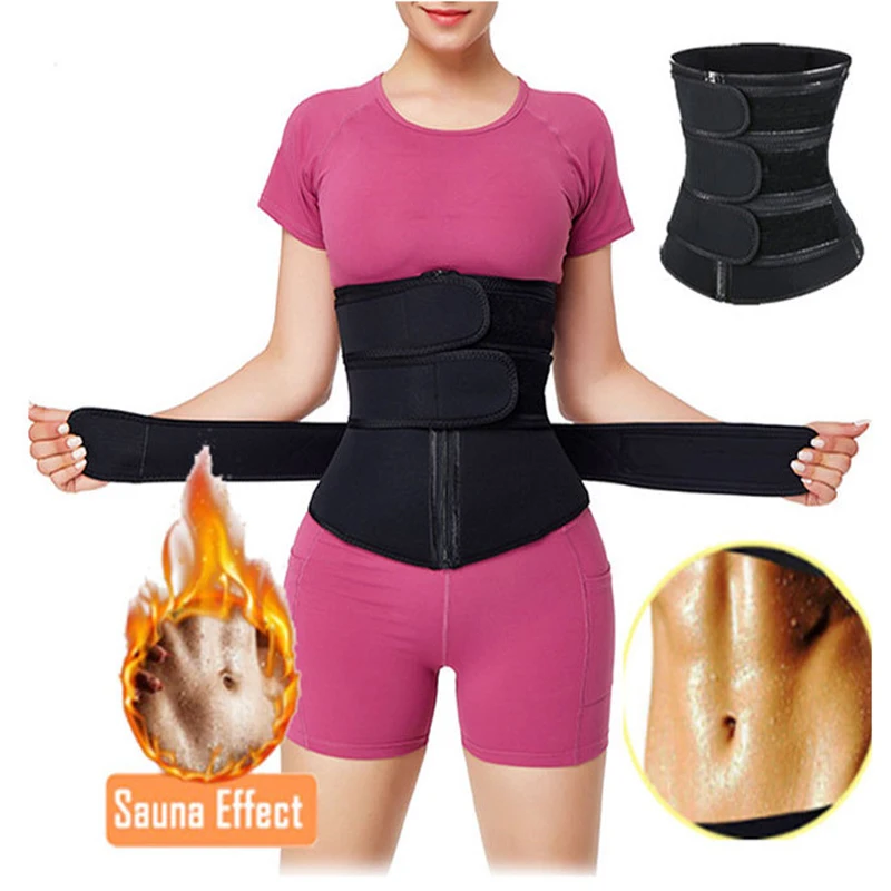 

Waist Trainer Women Shaper Sheath Tummy Reducing Shapewear Belly Shapers Body Sauna Corset Workout Trimmer Belts Shapers
