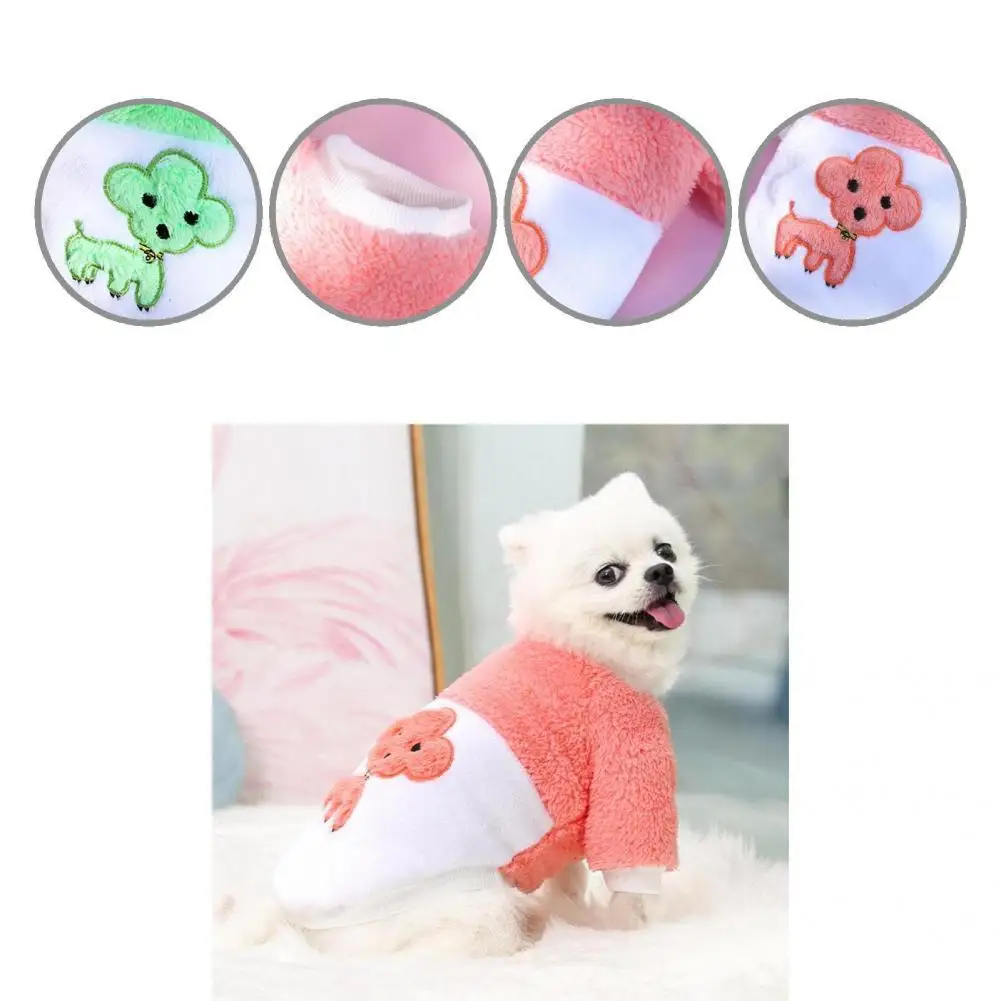 

Comfortable Fine Workmanship Pet Puppy Cats Warm Shirt Outfit for Teddy