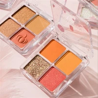 cosmetics makeup eyeshadows pallet for female eye shadow face powder pearly matte glitter shiny beauty tools christmas make up
