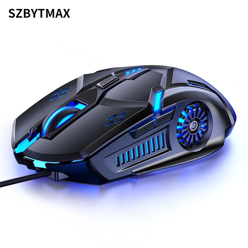 

Pro Gaming Mouse 3200DPI Adjustable Wired Optical LED Computer Mice USB Cable Mouse For Laptop PC Notebook Game Mice For Gamer