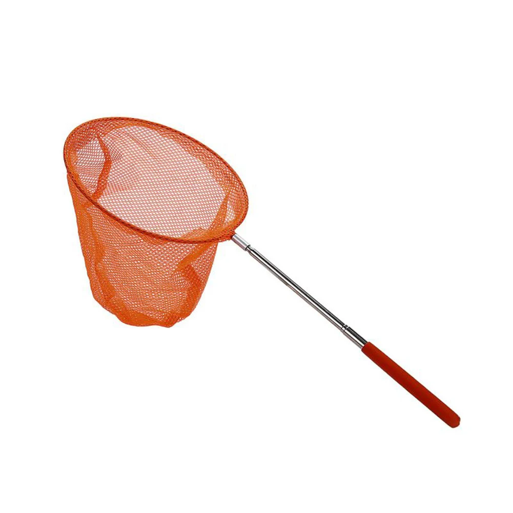 

1pc Butterfly Net Kids Telescopic Extendable Colorful Anti Slip Grip Fishing Net Children Portable Interactive Present