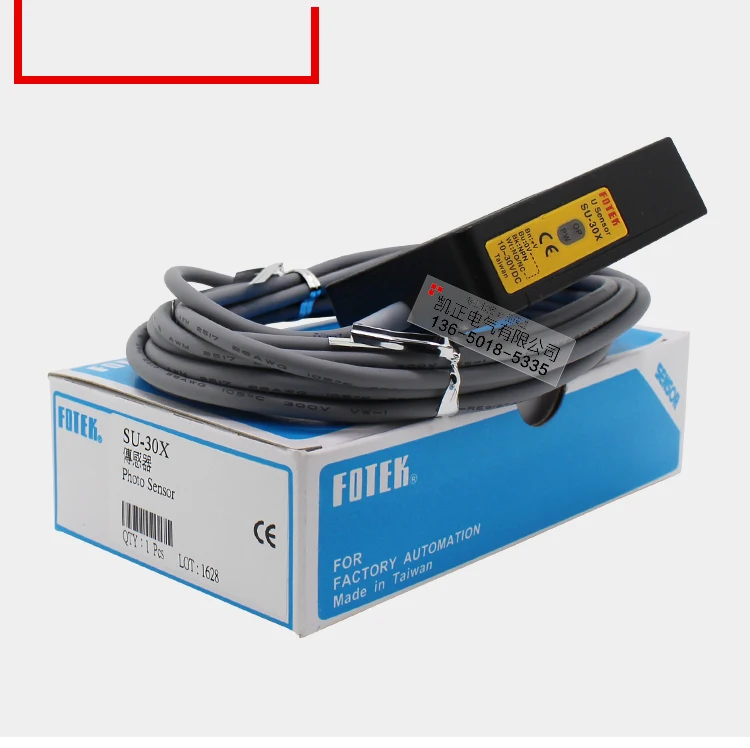 Fotek Autêntico Original Embutido com Forma de u tipo de Ranhura Sensor Fotoelétrico Distância de Detecção 30 mm Tensão 1030v dc Peças e acessórios do gerador