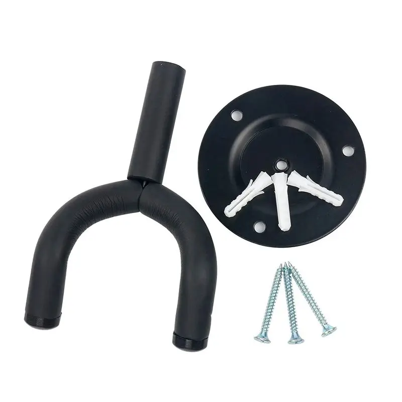 

4 Pack Guitar Hangers Hooks Holders Wall Mount Guitar Rack Hanger Stand Holder Hook (4 Pack)