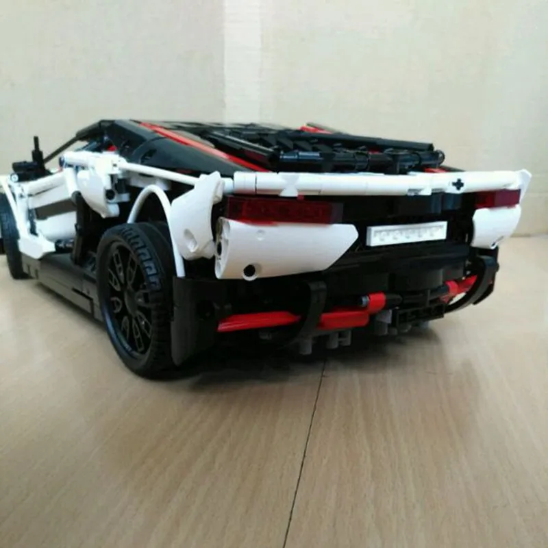 Новый Technic гоночный автомобиль тип хэтчбек R Набор legglys MOC-2695 technic модель