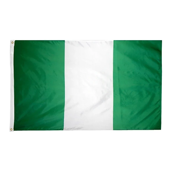 

Large Nigeria Flag 90x150cm green white NGA NG Nigeria flag For Office/Activity/parade/Festival/Home Decoration