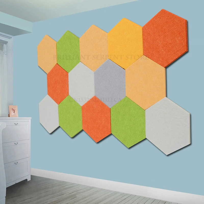 Домашняя детская комната с шестигранной головкой фетровая настенная доска для