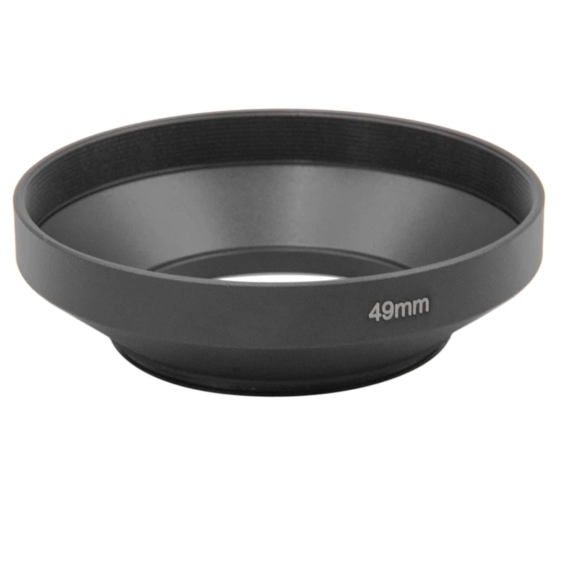 

Camera Lens Hood,49mm Wide Angle Camera Hood Compatible for Panasonic HC-X900, HC-X800,HC-X929 Camera Lenses